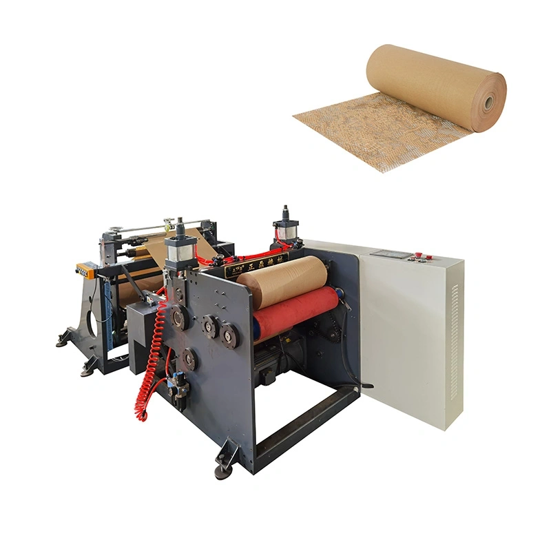 Abiadura Handiko Kraft Honeycomb Paper Roll Ebaketa Makina